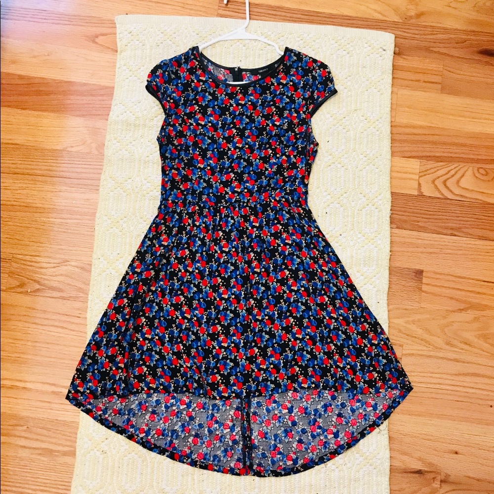Forever 21 - Floral A-Line Short Sleeved Dress